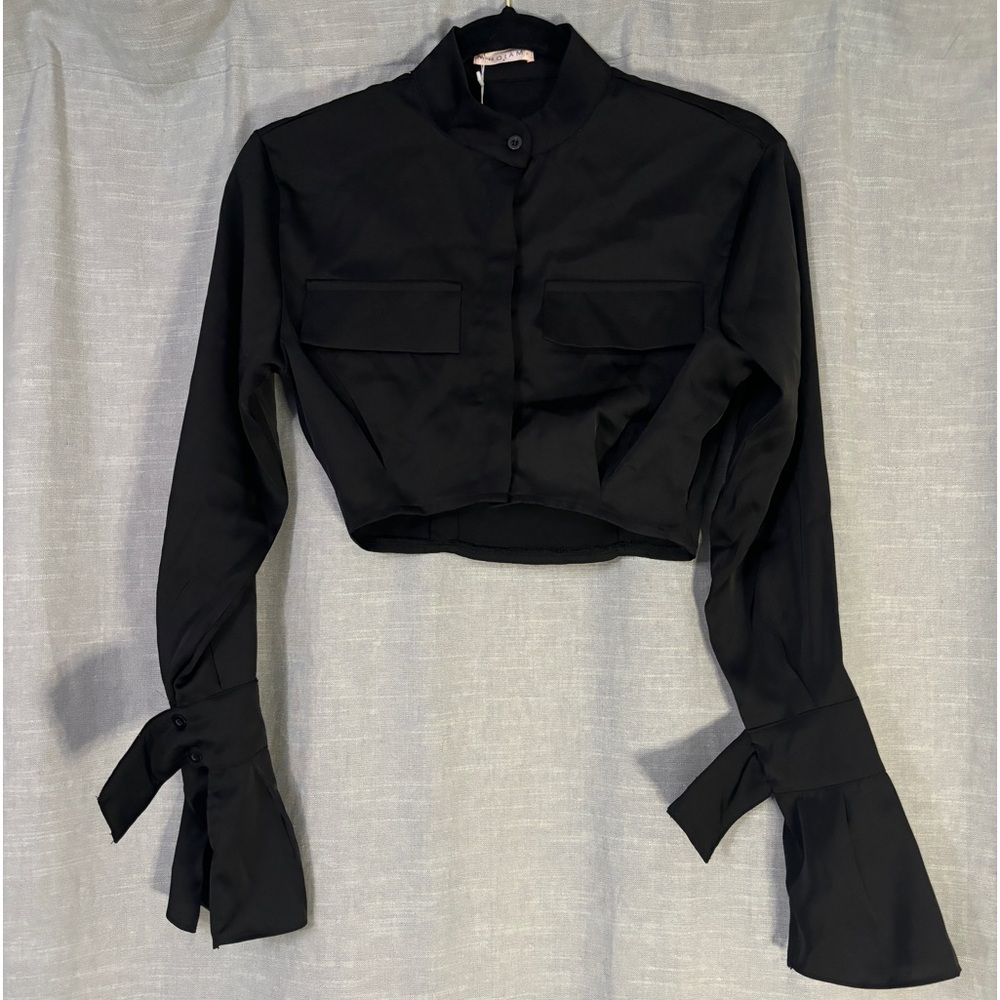 Black Women's Cropped Top